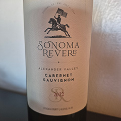 Sonoma Revere wine label