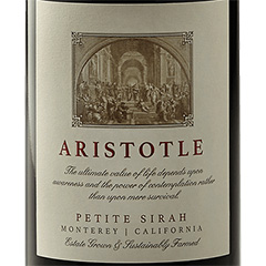 Wine Review: 2020 Aristotle Petit Sirah – “Excellence Is Never an Accident”… a Nice Buzz, possibly so.