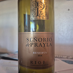 Senorio de Prayla wine label