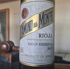 Camino del Monte label