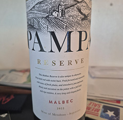 Pampa Reserve label