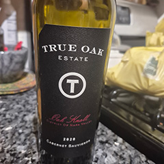 True Oak Cabernet Sauvignon label