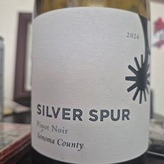 Silver spur wine label