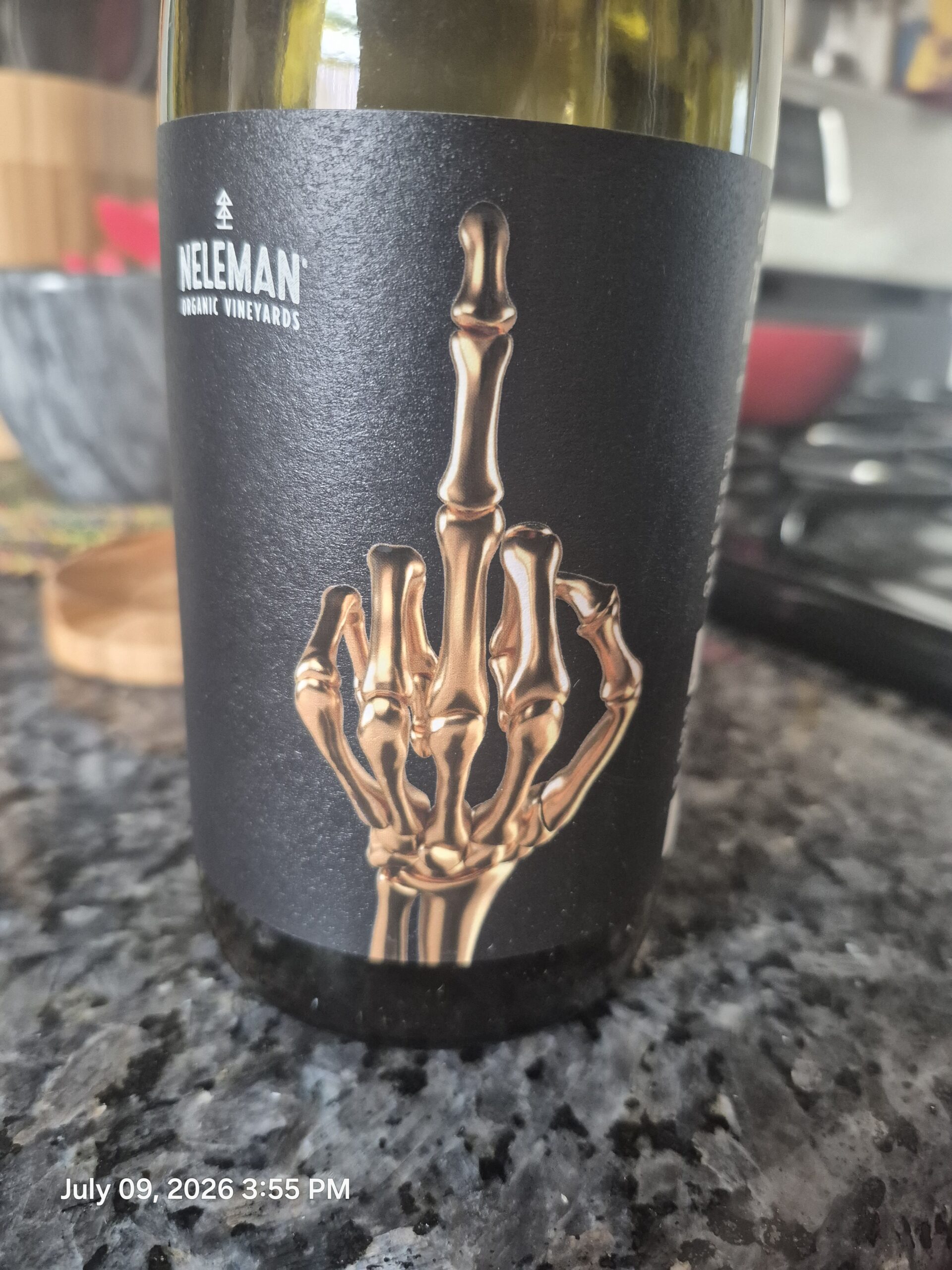 Neleman Hey You Wine Label