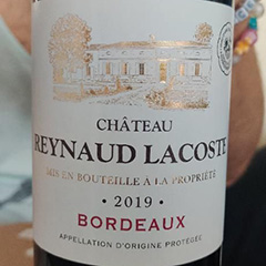 Chateau Reynaud wine label